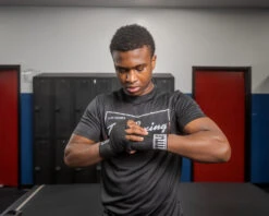 TITLE Boxing Traditional Weave 180" Hand Wraps (Pack Of 10) -Knockout Gear HWBK 1 44675d9a 3b08 4956 85fa 5eea3d0133de