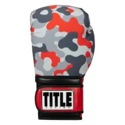 TITLE Boxing Infused Foam Camo Color Pop Bag Gloves 12 TITLE Boxing Infused Foam Camo Color Pop Bag Gloves -Knockout Gear IFSCPBG GR RD 3