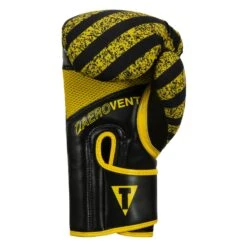TITLE Boxing Infused Foam Danger Bag Gloves 14 TITLE Boxing Infused Foam Danger Bag Gloves -Knockout Gear IFSDBG BK YE 4