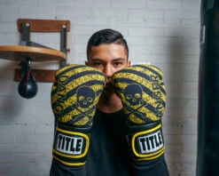 TITLE Boxing Infused Foam Danger Bag Gloves 17 TITLE Boxing Infused Foam Danger Bag Gloves -Knockout Gear IFSDBGYE 2