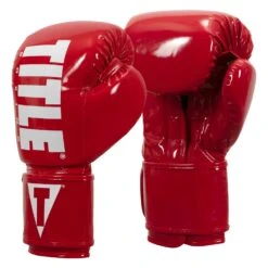 TITLE Boxing Inferno Intensity Elastic Training Gloves -Knockout Gear ITGEI RD WH 02