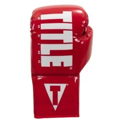 TITLE Boxing Inferno Intensity Lace Training Gloves -Knockout Gear ITGLI RD WH 003