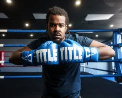 TITLE Boxing Inferno Intensity Lace Training Gloves -Knockout Gear ITGLI ACEBL 2