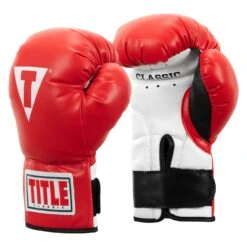 TITLE Classic Kid & Youth Boxing Gloves 2.0 36 TITLE Classic Kid & Youth Boxing Gloves 2.0 -Knockout Gear KGLV2 RD WH BK 02