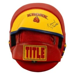 Emanuel Steward's KRONK Boxing Gym Leather Punch Mitts 14 Emanuel Steward's KRONK Boxing Gym Leather Punch Mitts -Knockout Gear KNKPM 3