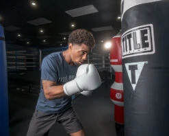 TITLE Boxing Ko-Vert Bag Gloves -Knockout Gear KOVBGWH 1