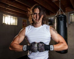 TITLE Boxing Defender Sublimated Glove Wraps -Knockout Gear KSGWBKGD 2