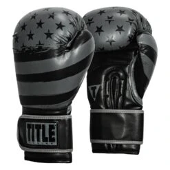TITLE Boxing Liberty Bag Gloves -Knockout Gear LBTBG BK GR 2