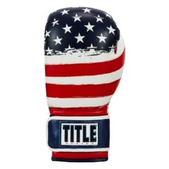 TITLE Boxing Liberty Bag Gloves -Knockout Gear LBTBG RD WH BL 3