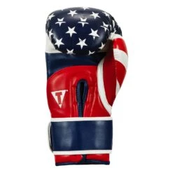 TITLE Boxing Liberty Bag Gloves -Knockout Gear LBTBG RD WH BL 4