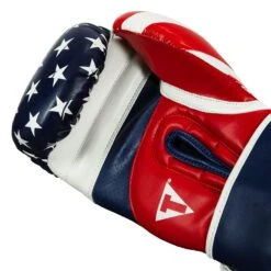 TITLE Boxing Liberty Bag Gloves -Knockout Gear LBTBG RD WH BL 5
