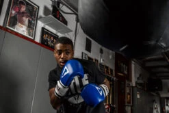 TITLE Boxing Premium Leather Performance Training Gloves -Knockout Gear LPTGBL