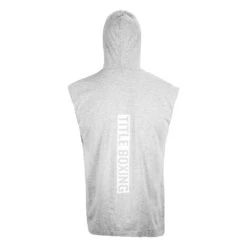 TITLE Boxing Outline Sleeveless Hoodie -Knockout Gear LTA3 GR 3