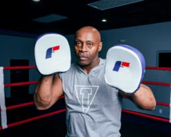 TITLE Boxing Outline Sleeveless Hoodie -Knockout Gear LTA3GR