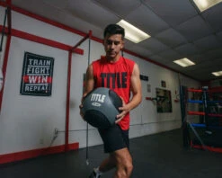 TITLE Boxing Rubber Medicine Balls 34 TITLE Boxing Rubber Medicine Balls -Knockout Gear MBR2GR 1