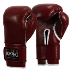 TITLE Boxing Old School Leather Bag Gloves 2.0 30 TITLE Boxing Old School Leather Bag Gloves 2.0 -Knockout Gear OSLBG2 MR 2