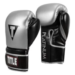 TITLE Platinum Prolific Training Gloves 28 TITLE Platinum Prolific Training Gloves -Knockout Gear PLTG BK SV 2