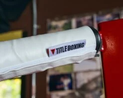 TITLE Boxing Blank Ring Turnbuckle Covers -Knockout Gear PRBCBWH 1
