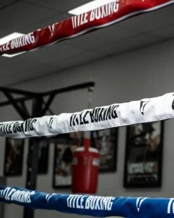 TITLE Boxing Professional Vinyl Zippered Rope Covers 21 TITLE Boxing Professional Vinyl Zippered Rope Covers -Knockout Gear PRCPRO3 RD