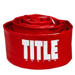 TITLE Boxing Pro Vinyl Zippered Rope Covers 29 TITLE Boxing Pro Vinyl Zippered Rope Covers -Knockout Gear RCPRO2 RD 2