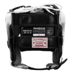 Rival Boxing Amateur Competition Headgear -Knockout Gear RHGC2 BK WH 4