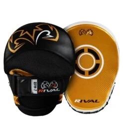Rival Boxing Curved Punch Mitts 17 Rival Boxing Curved Punch Mitts -Knockout Gear RPM7 BK GD 1 62204c20 fe5c 4473 8fce 27e588264743