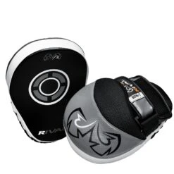 Rival Boxing Curved Punch Mitts 25 Rival Boxing Curved Punch Mitts -Knockout Gear RPM7 BK SV 3