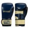 TITLE Boxing Rock Steady Leather Training Gloves 1 TITLE Boxing Rock Steady Leather Training Gloves -Knockout Gear RSBVLTTG BL TN 1
