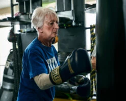 TITLE Boxing Rock Steady Leather Training Gloves 21 TITLE Boxing Rock Steady Leather Training Gloves -Knockout Gear RSBVLTTGBL 4