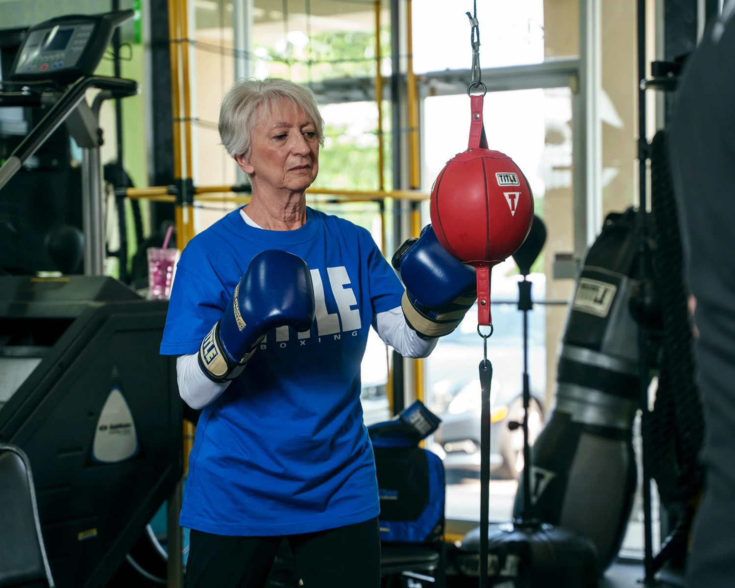 TITLE Boxing Rock Steady Leather Training Gloves 10 TITLE Boxing Rock Steady Leather Training Gloves - Image 8