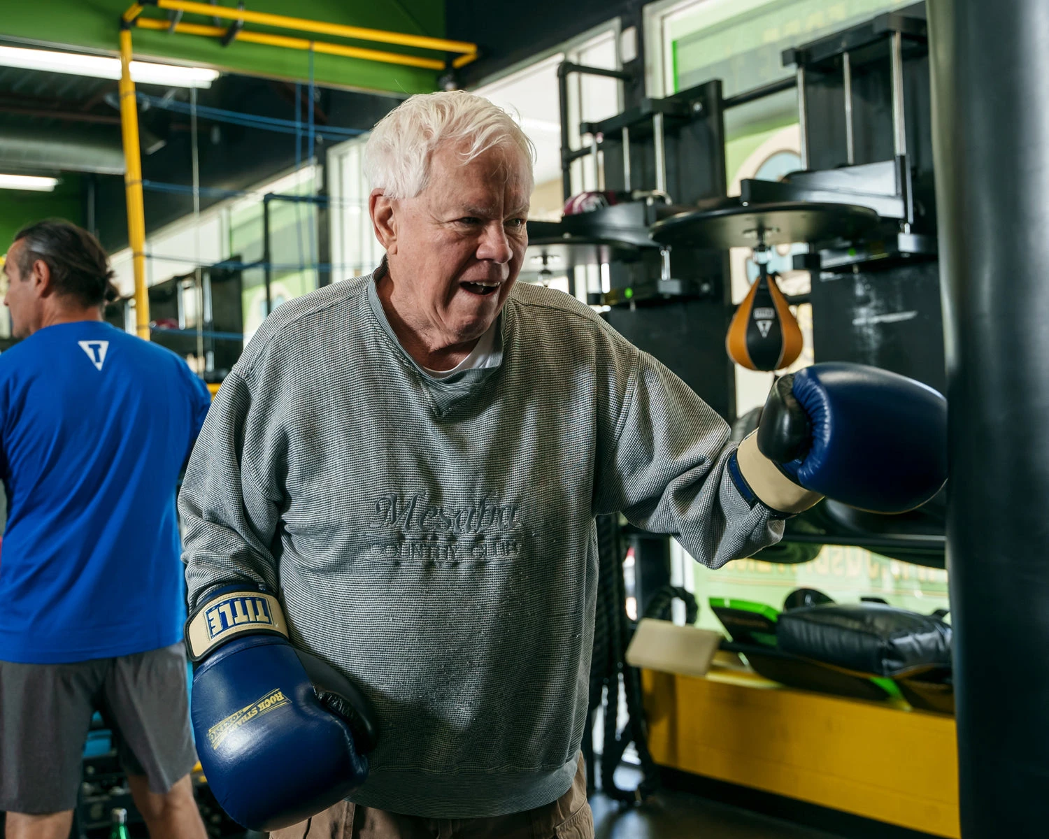 TITLE Boxing Rock Steady Leather Training Gloves 11 TITLE Boxing Rock Steady Leather Training Gloves - Image 9