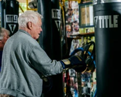 TITLE Boxing Rock Steady Leather Training Gloves 25 TITLE Boxing Rock Steady Leather Training Gloves -Knockout Gear RSBVLTTG 1