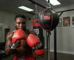 TITLE Boxing Retro Style Leather Double End Bag 10 TITLE Boxing Retro Style Leather Double End Bag -Knockout Gear RSLDEB 7