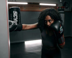 SCYntz Leather Bag Gloves -Knockout Gear SCYBGBK 5 4