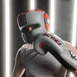 SCYntz Leather Headgear 28 SCYntz Leather Headgear -Knockout Gear SCYHGGRRD 2