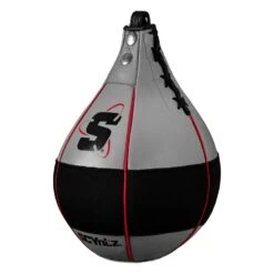 SCYntz Leather Speed Bag 13 SCYntz Leather Speed Bag -Knockout Gear SCYSB GR BK 2