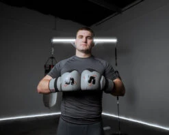 SCYntz Leather Training Gloves 31 SCYntz Leather Training Gloves -Knockout Gear SCYTGGRBK 1