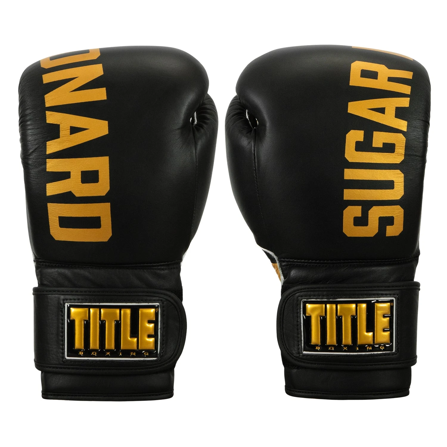 TITLE Boxing Sugar Ray Leonard Leather Bag Gloves 3 TITLE Boxing Sugar Ray Leonard Leather Bag Gloves