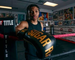 TITLE Boxing Sugar Ray Leonard Leather Bag Gloves 23 TITLE Boxing Sugar Ray Leonard Leather Bag Gloves -Knockout Gear SRLBG 2 1