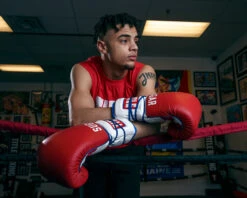 TITLE Boxing Sugar Ray Leonard Signature Leather Sparring Gloves 23 TITLE Boxing Sugar Ray Leonard Signature Leather Sparring Gloves -Knockout Gear SRLSLSG 4 4