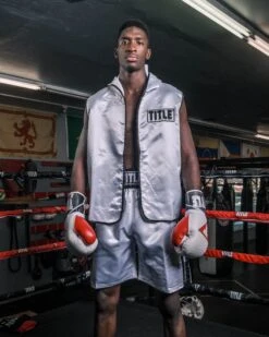TITLE Boxing Sleeveless Ring Vest -Knockout Gear SSTV WHBK