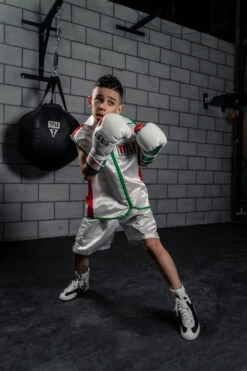 TITLE Boxing Sleeveless Ring Vest -Knockout Gear SSTVWH RD GN