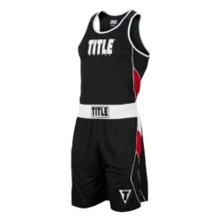 TITLE Boxing Aerovent Elite Amateur Set 8 26 TITLE Boxing Aerovent Elite Amateur Set 8 -Knockout Gear TABS8 BK RD 1