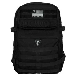 TITLE Boxing Tactical Combat Backpack -Knockout Gear TBAG32 BK 1
