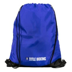 TITLE Boxing Bruiser Gym Sack -Knockout Gear TBAG47 BL BK 2