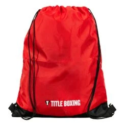 TITLE Boxing Bruiser Gym Sack -Knockout Gear TBAG47 RD BK 2