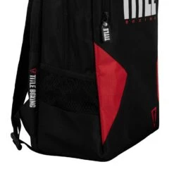 TITLE Boxing Competitor Backpack 15 TITLE Boxing Competitor Backpack -Knockout Gear TBAG48 BK RD 105