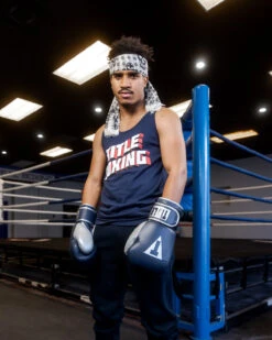 TITLE Boxing Vintage Block Logo Tank 15 TITLE Boxing Vintage Block Logo Tank -Knockout Gear TBCT140NV