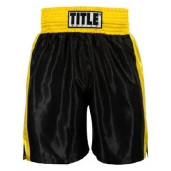 TITLE Boxing Edge Boxing Trunks 2.0 35 TITLE Boxing Edge Boxing Trunks 2.0 -Knockout Gear TBTC2 BK GD 2