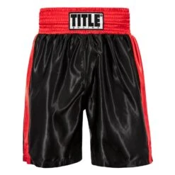 TITLE Boxing Edge Boxing Trunks 2.0 41 TITLE Boxing Edge Boxing Trunks 2.0 -Knockout Gear TBTC2 BK RD 2